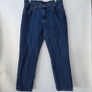 Levi Strauss 550‎ Relaxed Fit Dark Wash Denim Jeans Men's W38 L32